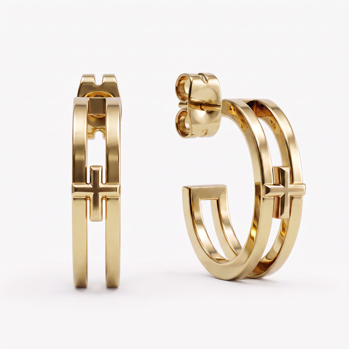 MEDIATOR EARRING - GOLD