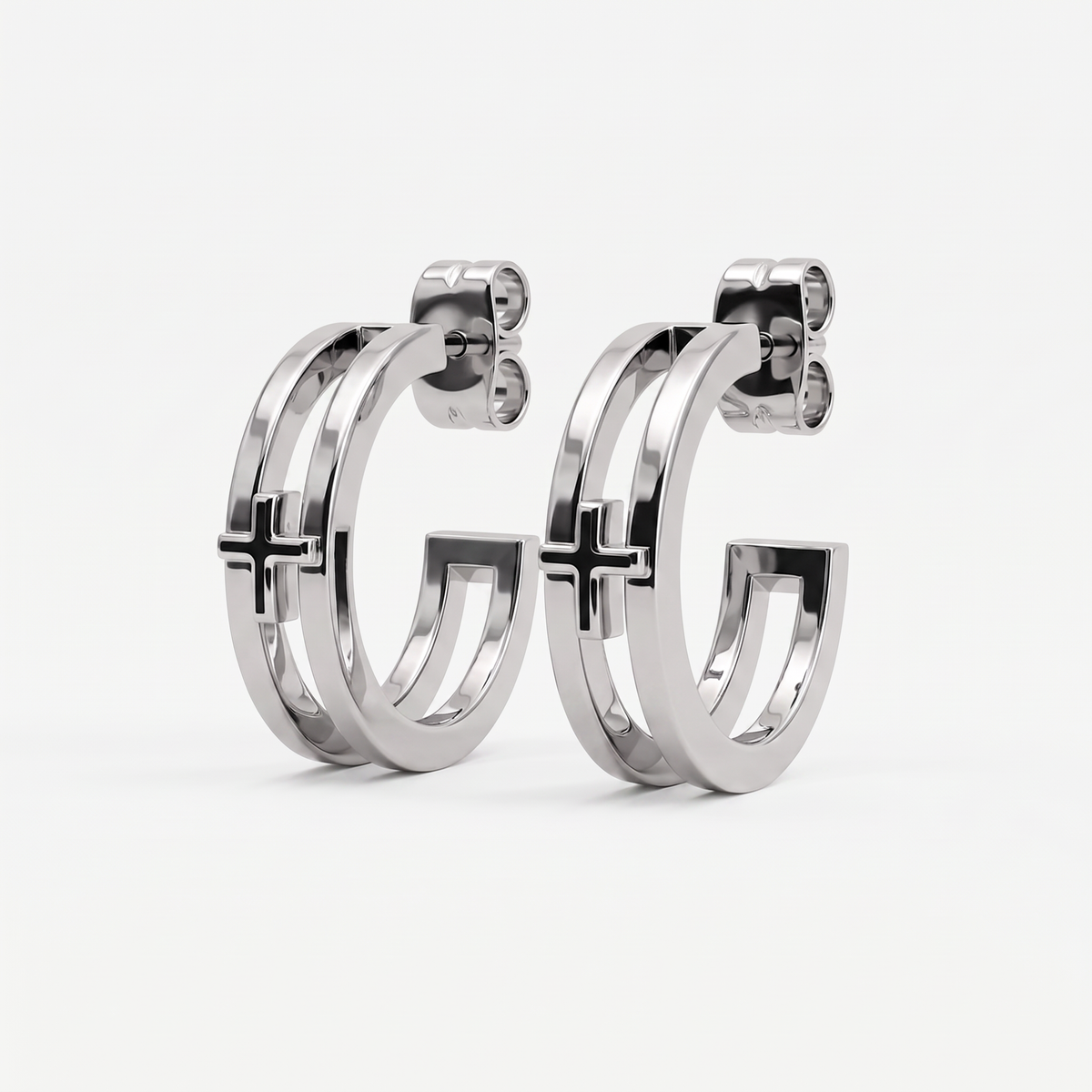 MEDIATOR EARRING - SILVER